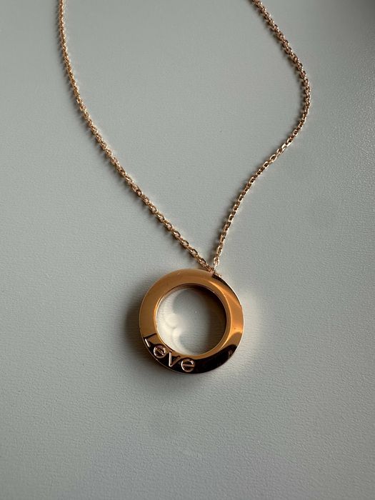 Colier Cartier placat cu aur rose