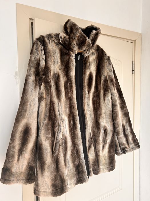 Двулицево Яке с Еко Косъм – 2 в 1 Стил и Топлина