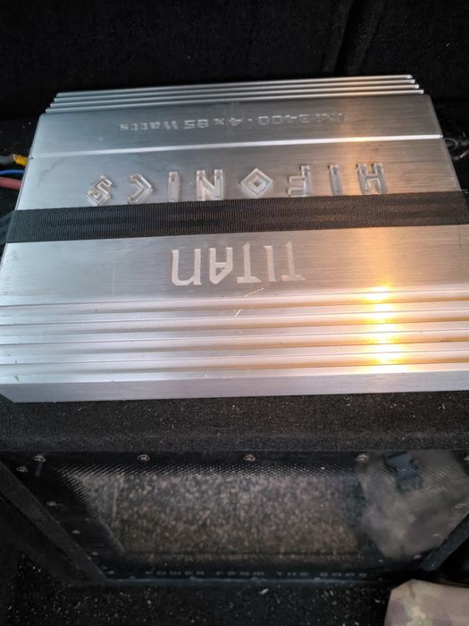 Subwoofer + amplificator hifonics titan auto