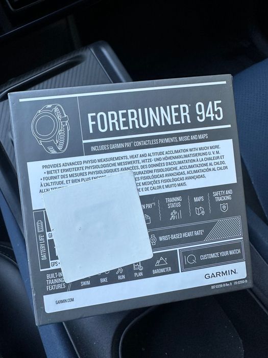 Умные мультиспортивные часы Garmin Forerunner 945 (Black)