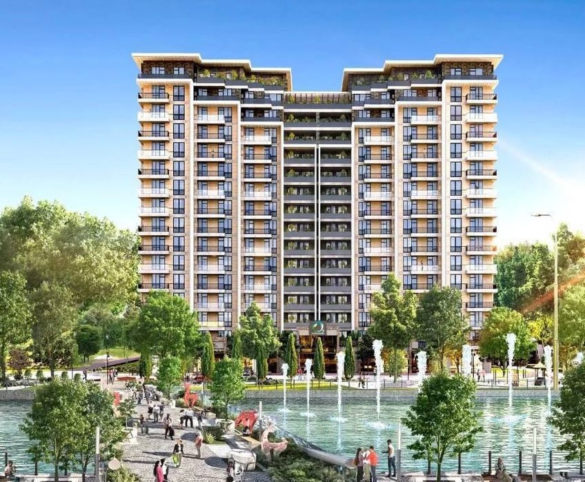 Премиум 2-ком 44м² ЖК Kislorod вид на речку застройщик Murad Buildings