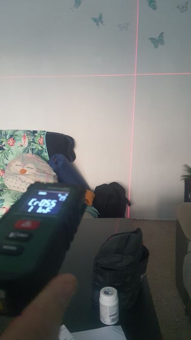Telemetru cu laser, masurare distanta 4functii (nou)