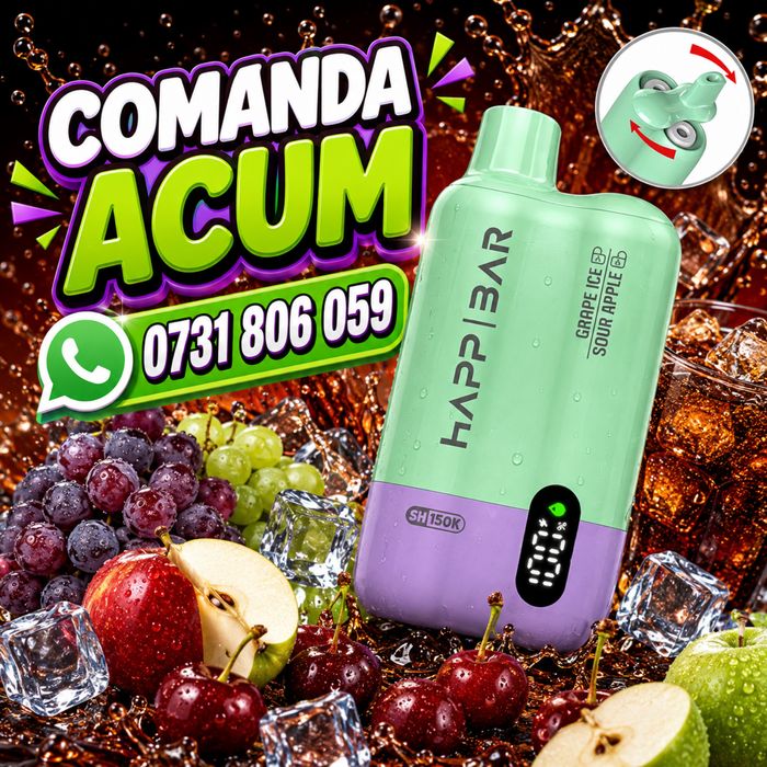 Vape Happ Bar 150.000 puffs 2 arome