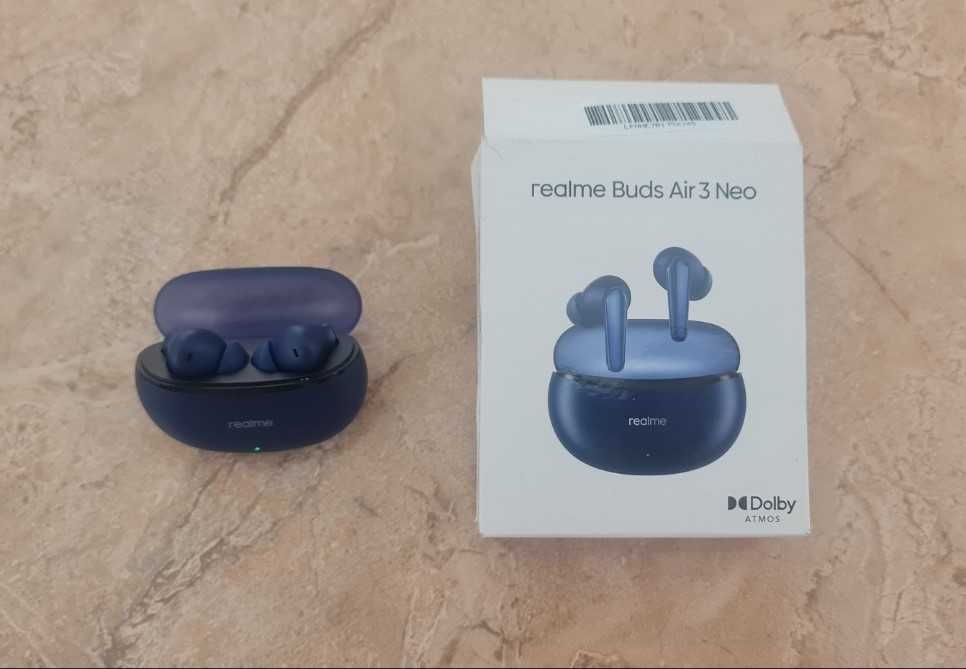 Casti    Realme Buds Air 3 Neo   Bluetooth  Albastru