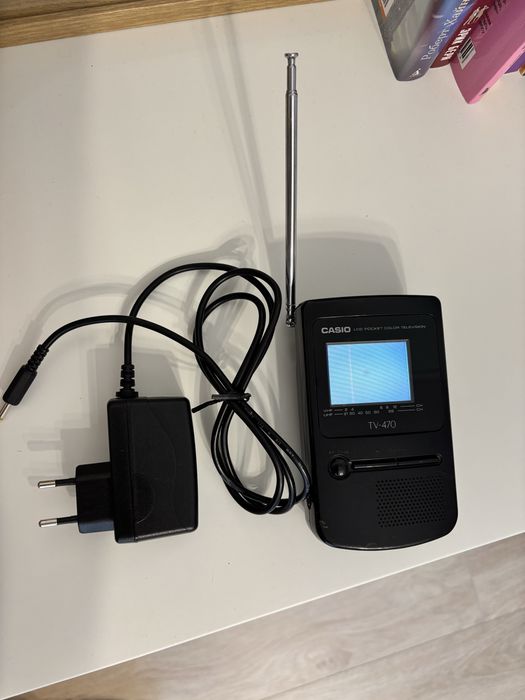 Ретро джобен телевизор Casio TV-470 – цветен LCD