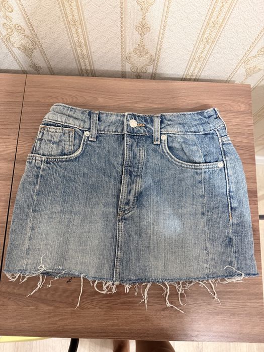 Юбка, шорты джинсовые Zara и Bershka