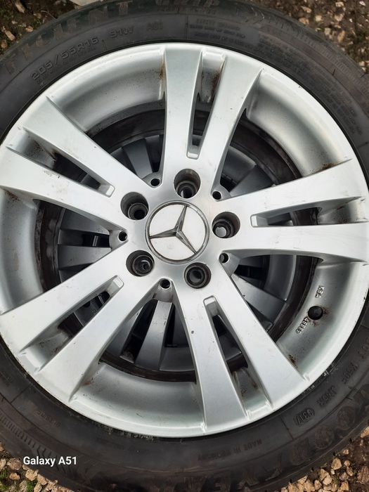 Ляти джанти с гуми. Мерцедес 5×112,16цола
