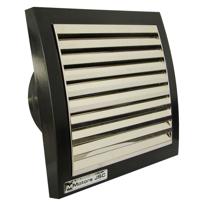 Вентилатор за баня LUX CHROME ф100 клапа 110 куб тих влагоуст ММоторс