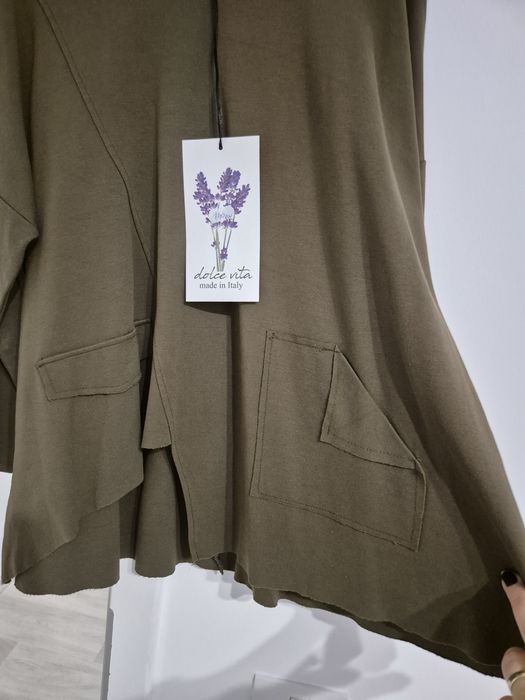 Bluza asimetrica made in italy