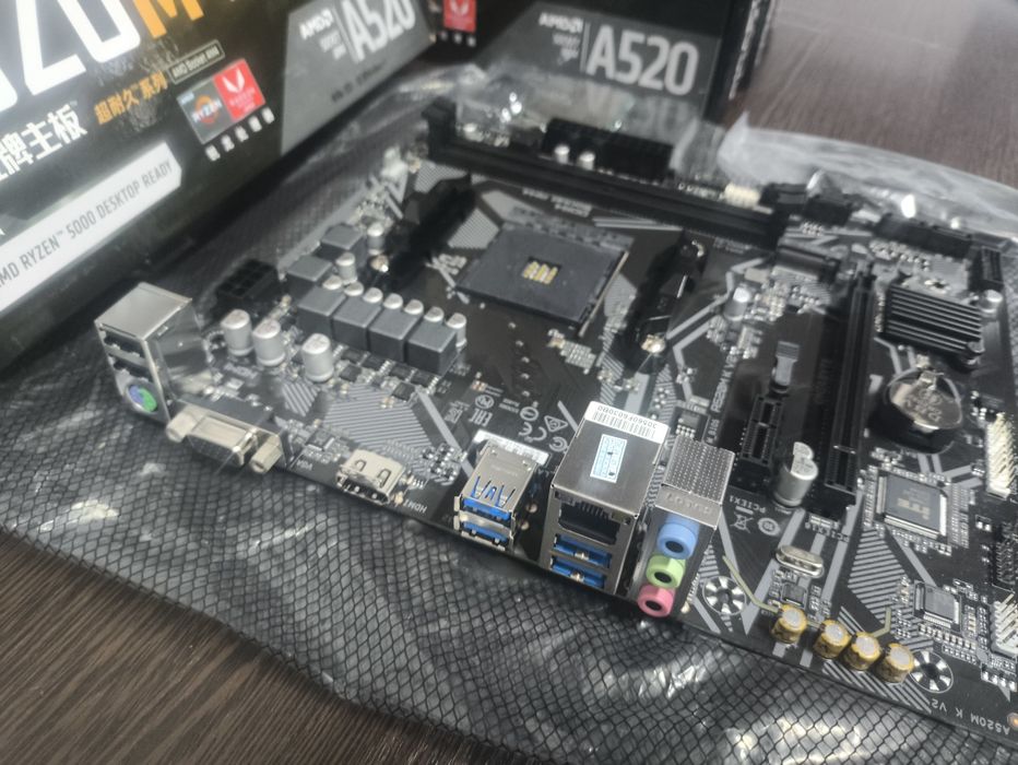 Gigabyte A520M-K+Ryzen 5 5500