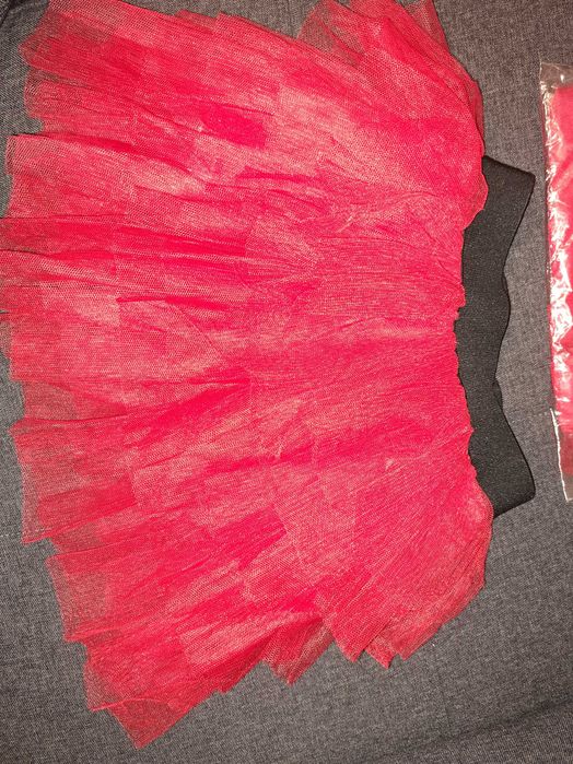 Fusta tutu rosie/orange  fetite