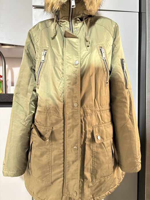 Плащевая,зимная куртка