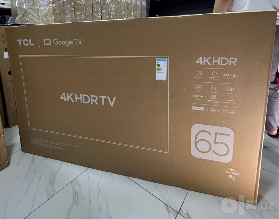 65 dyum smart tv — 4k ultra hd, kafolat va bepul yetkazib berish