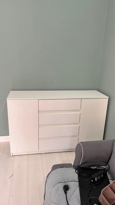 Тумба Эссен 140x89 Белый комод