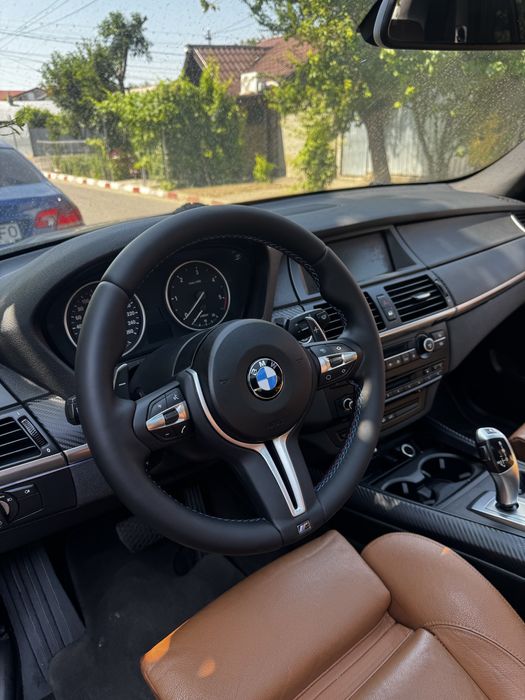 Volan F Style Cusaturi M - Padele - Piele Nappa Bmw E87 E90 X5 X6 ..