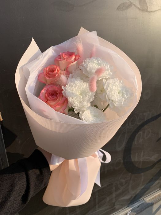 Букет комплимент + открытка