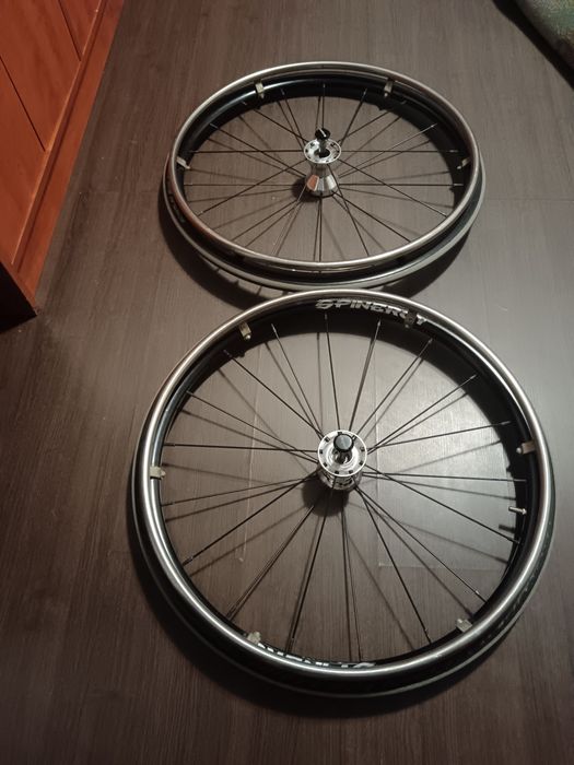 Set 2 Roți Scaun Rulant Active SPINERGY 26 inch / 650C (571)- Spițe PBO, prindere Panthera