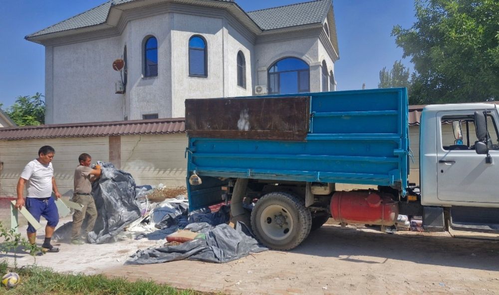 Вывоз мусора снега