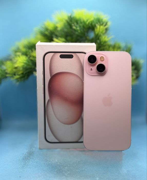 ГАРАНЦИОНЕН!!! Apple iPhone 15, 128GB, 5G, Pink