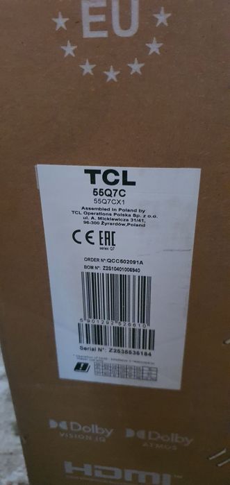 TV smart cu display spart