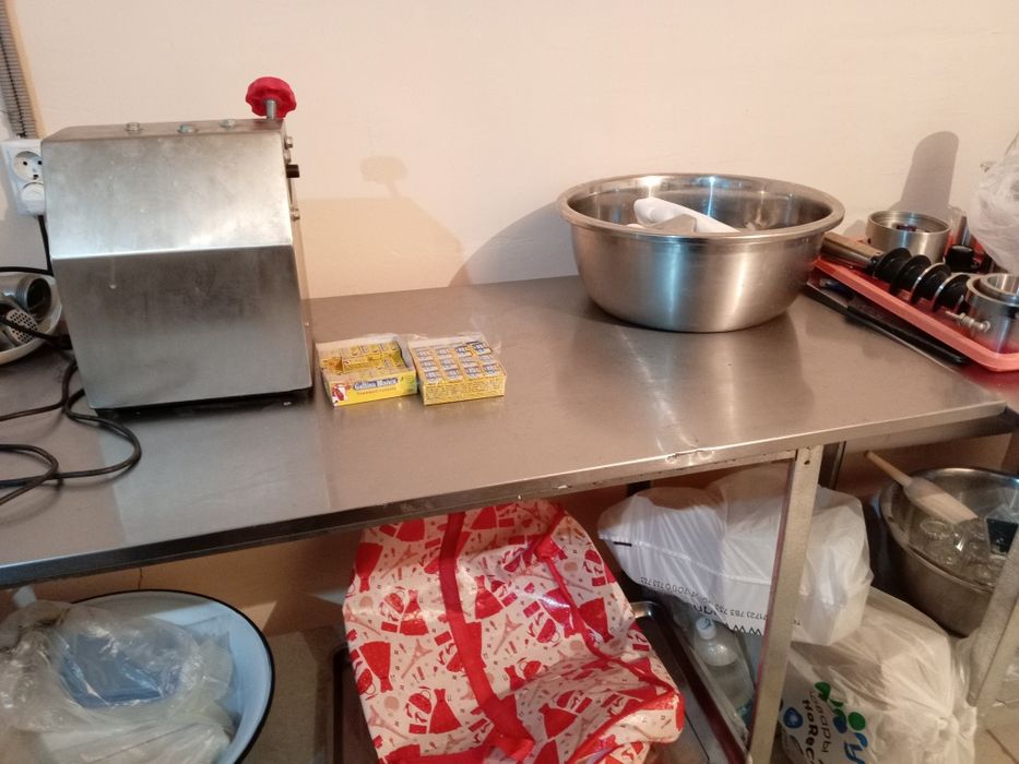 Тестомес с оборудованием