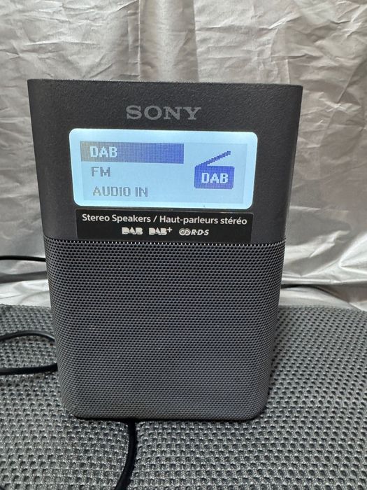 Radio portabil cu DAB+ Sony XDR-V20D, FM AUX, Grey