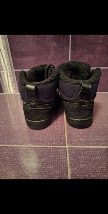 Sneakers NIKE Court Borough Mid 2 Boot cu blana, grosi