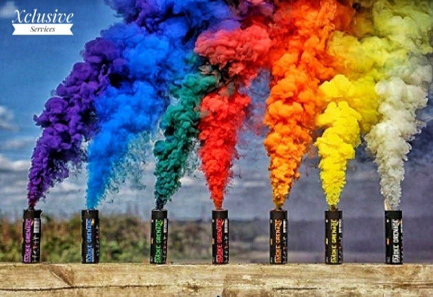 Цветной дым Гендер пати Салюты