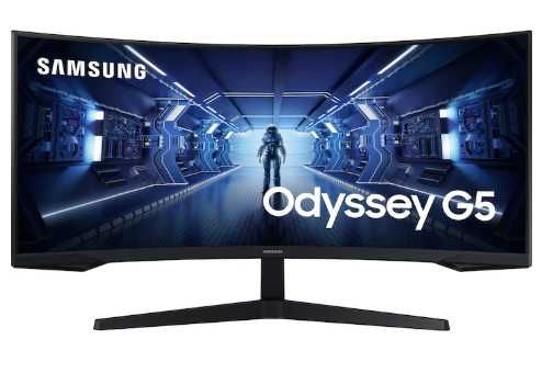 Monitor Gaming Curbat LED VA Samsung Odyssey, 34'', WQHD, 165Hz, 1ms