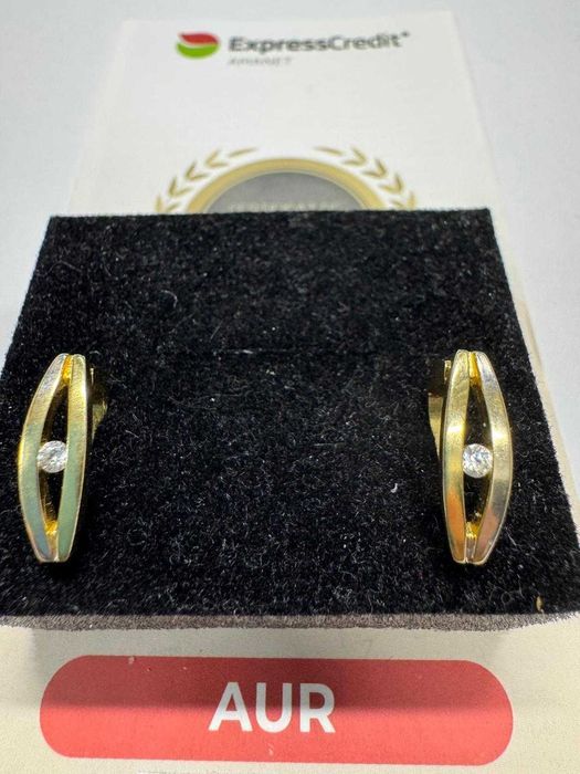 Cercei din aur 18k (68136.1/ 10 Pacurari 1) Garantie 2 ani!
