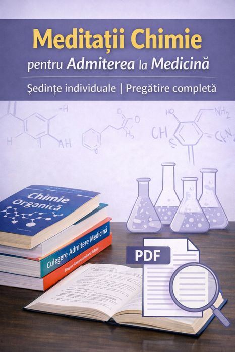 Meditatii Chimie Organica pentru admiterea la medicina