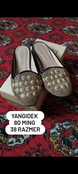 80.000 obuflar yap yangi kiyilmagan 37-38 o'lchamlarda
