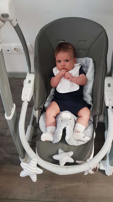 Бебешка люлка-столче за хранене Kikka boo-Prima Grey