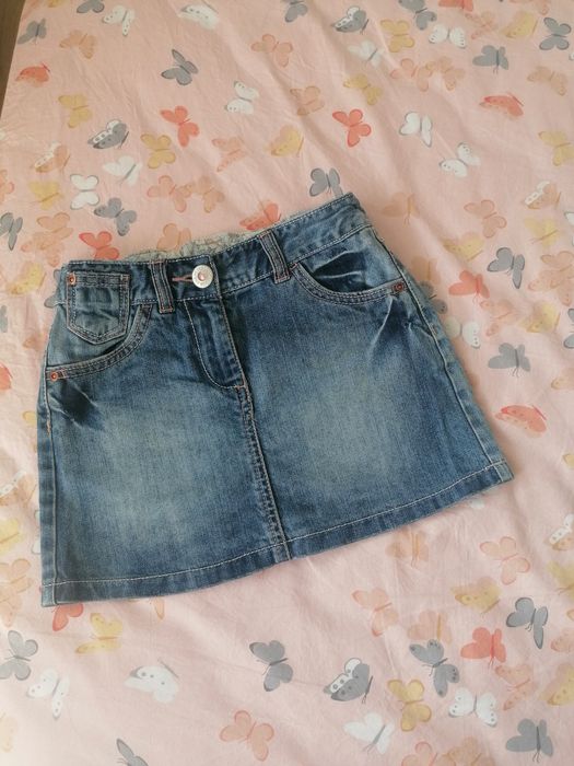 Детска дънкова пола