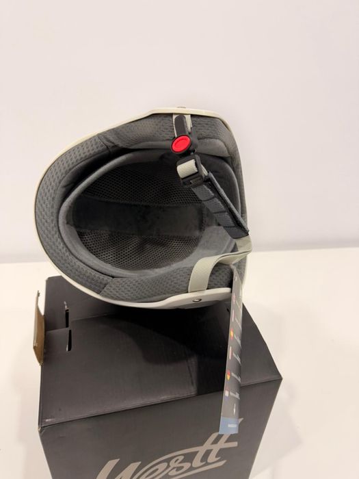 Casca schi WEST marime L alb