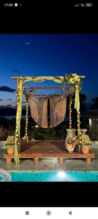 Макраме арка за повод
