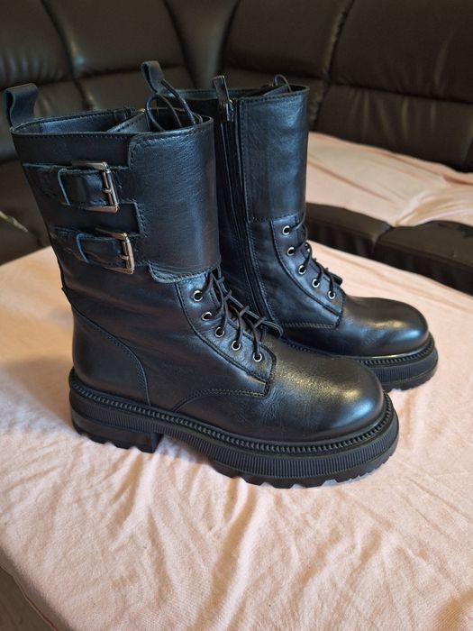 Боти естествена кожа