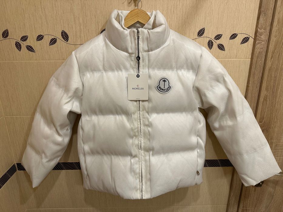 Яке Palm Angels x Moncler бяло размер Л