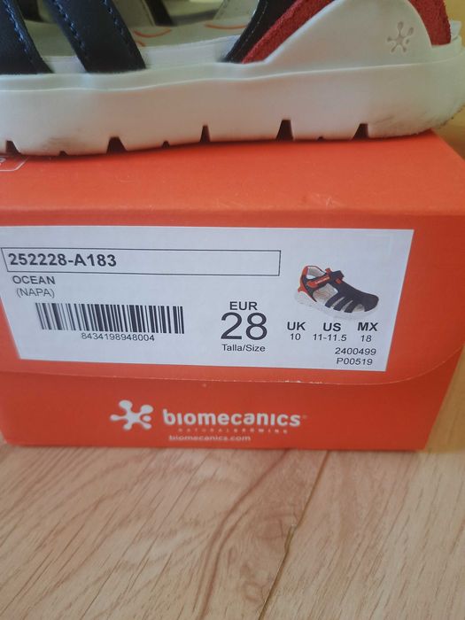 Biomecanics детски сандали 28 номер