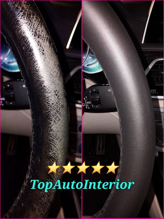 VOPSIT PIELE VOLANE AUTO Vopsim Profesional Pielea Volanului Vopsire