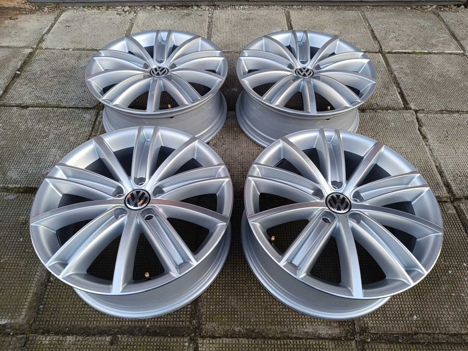 ОРИГИНАЛНИ джанти 18 ' цола 5x112 VW Tiguan / Фолксваген 7J ET43 57,1