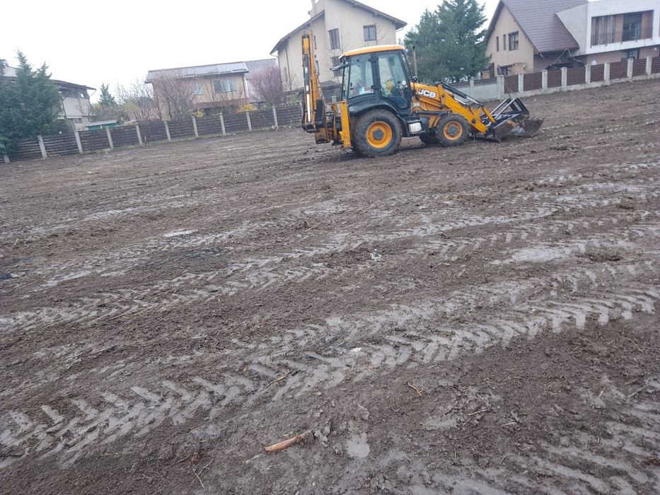 demolari cu buldoexcavatorul , defrisari , excavatii