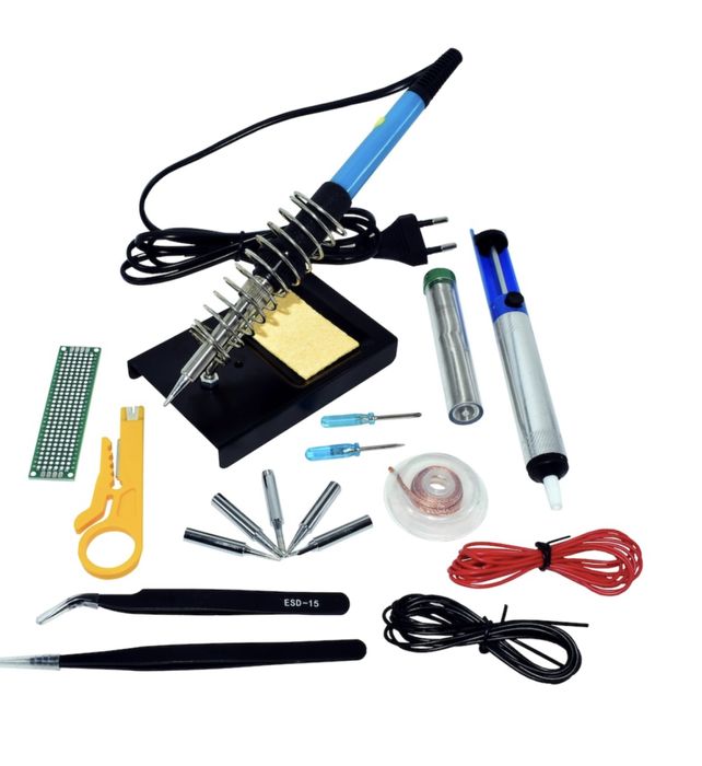 Set trusa pentru lipit electronice, completa, NOUA