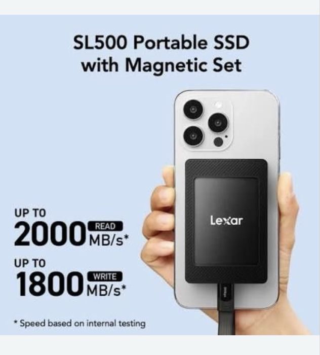 Lexar. ssd magsafe sl500. 1 tb. 2 tb. Портативный portable.