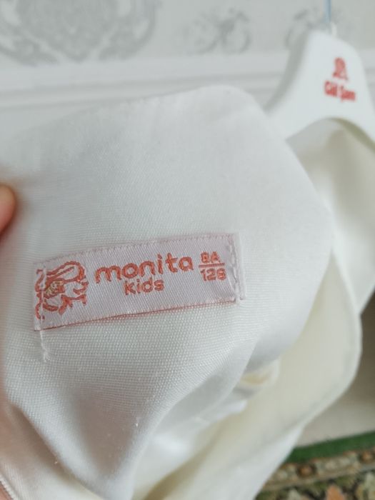 Детские белое платье