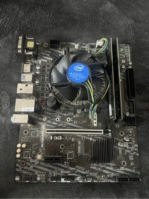 Core i3 10100+Мат плата+ оперативка 8 gb