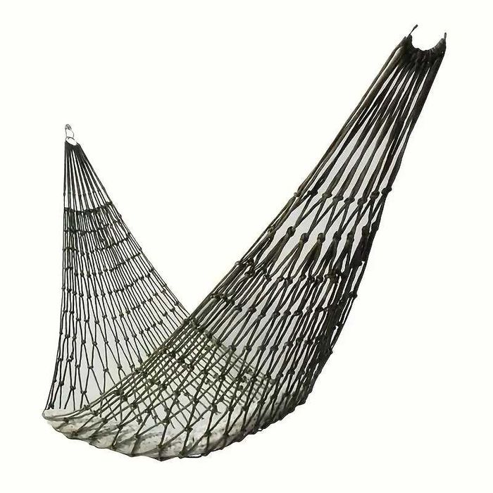Hamac leagan animale, gradina plaja camping verde armata camuflaj la pescuit 250cmx150cm material tricotat hamac pentru grădină din nylon. max. 120 Kg