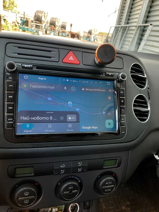 Мултимедия андроид ауто за wv golf 5 pasat 6 tuaran и 4 гб рам на 32гб