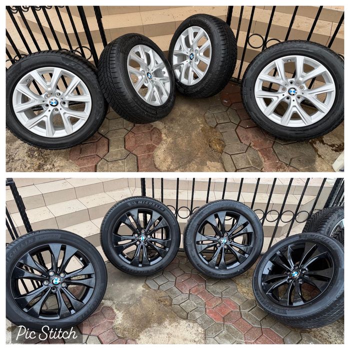 Jante Bmw x1 +225.55.17 iarna Dunlop ca NOI