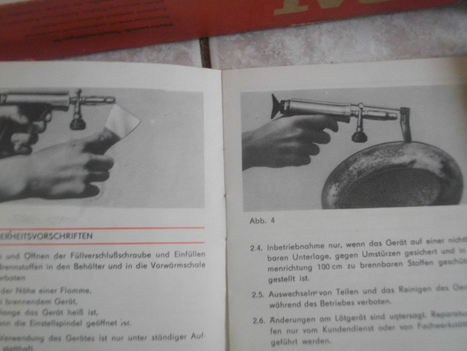 Бензинов нов поялник Горелка 1982г ГДР Немско старо качество BAT 100-1